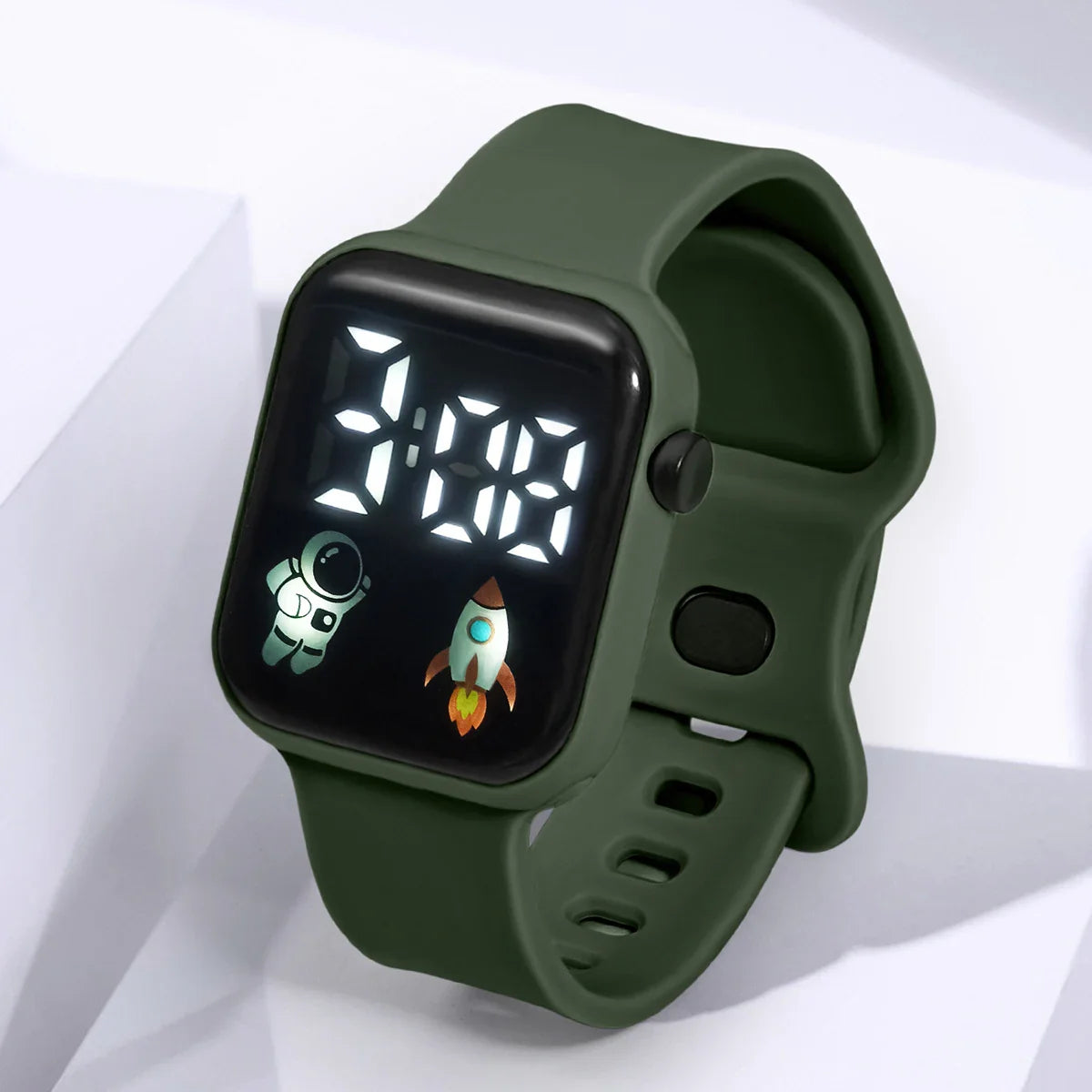 Kinder Smartwatch mit Touchscreen und Weltraum-Design