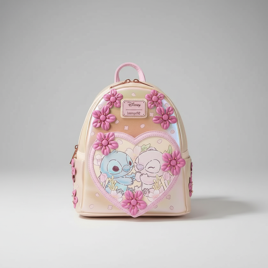 Mini-Charakterrucksack aus weichem PU mit verstellbaren Riemen