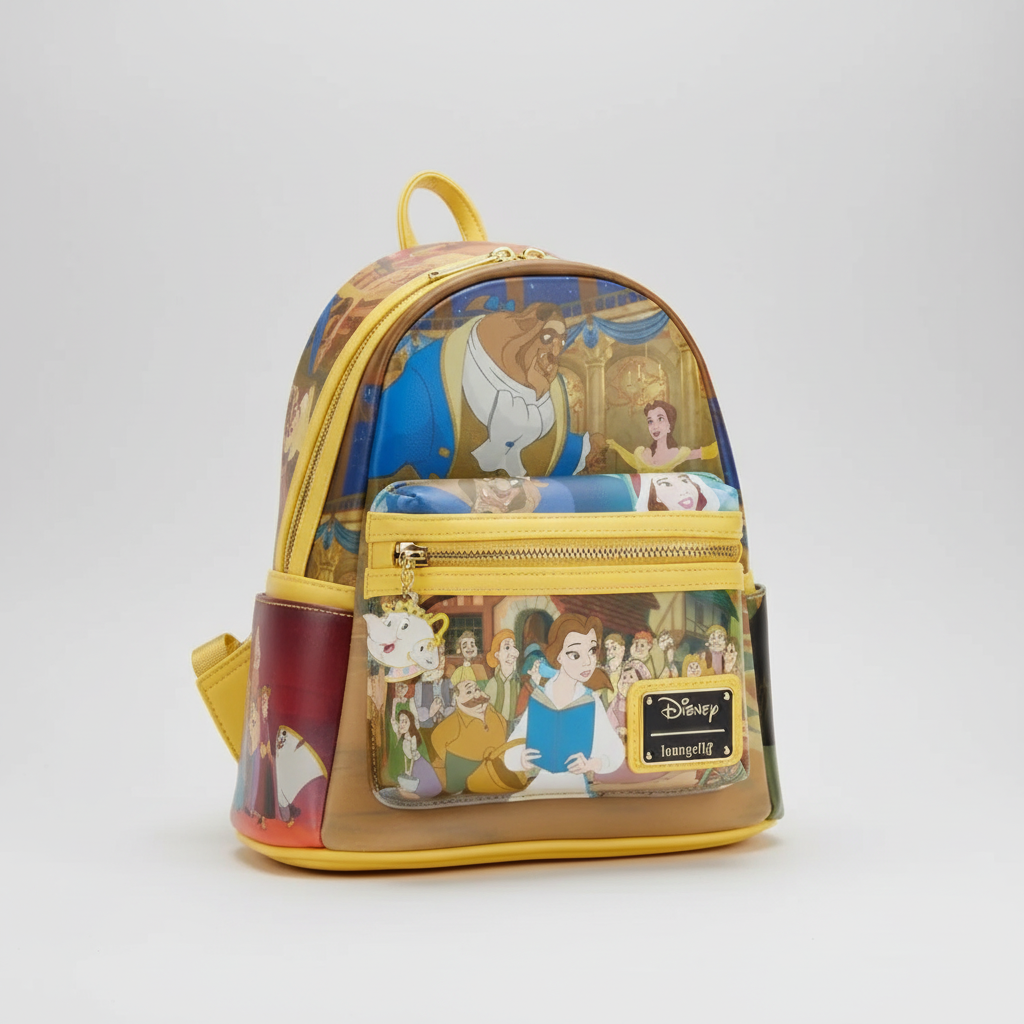 Mini-Charakterrucksack aus weichem PU mit verstellbaren Riemen