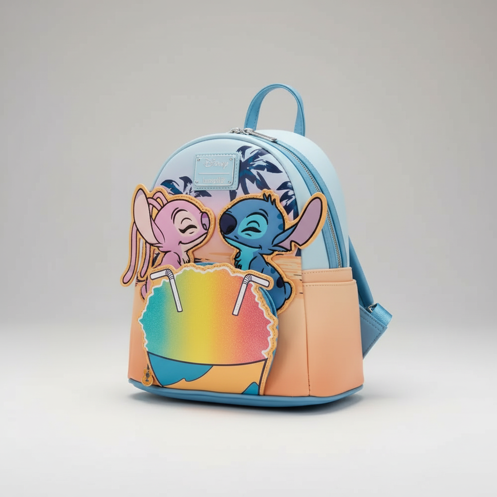 Mini-Charakterrucksack aus weichem PU mit verstellbaren Riemen
