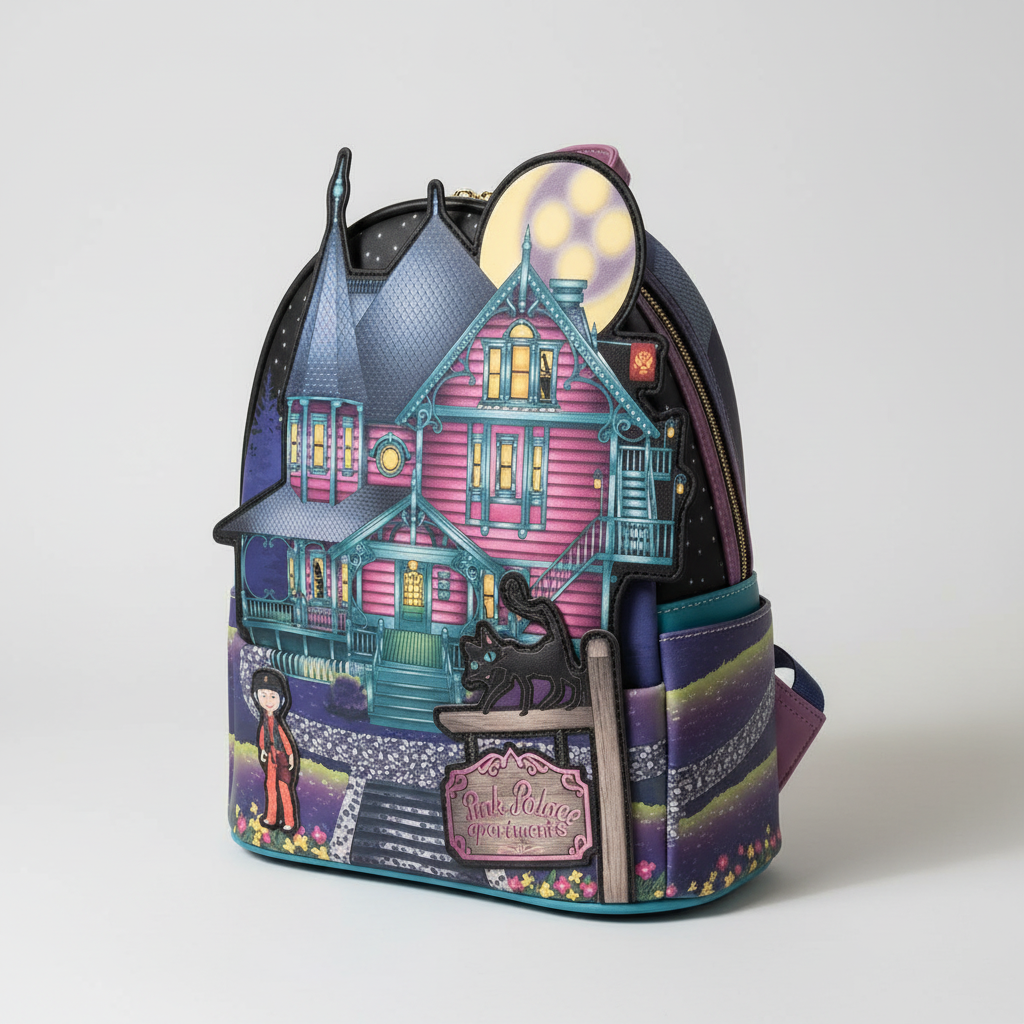Mini-Charakterrucksack aus weichem PU mit verstellbaren Riemen