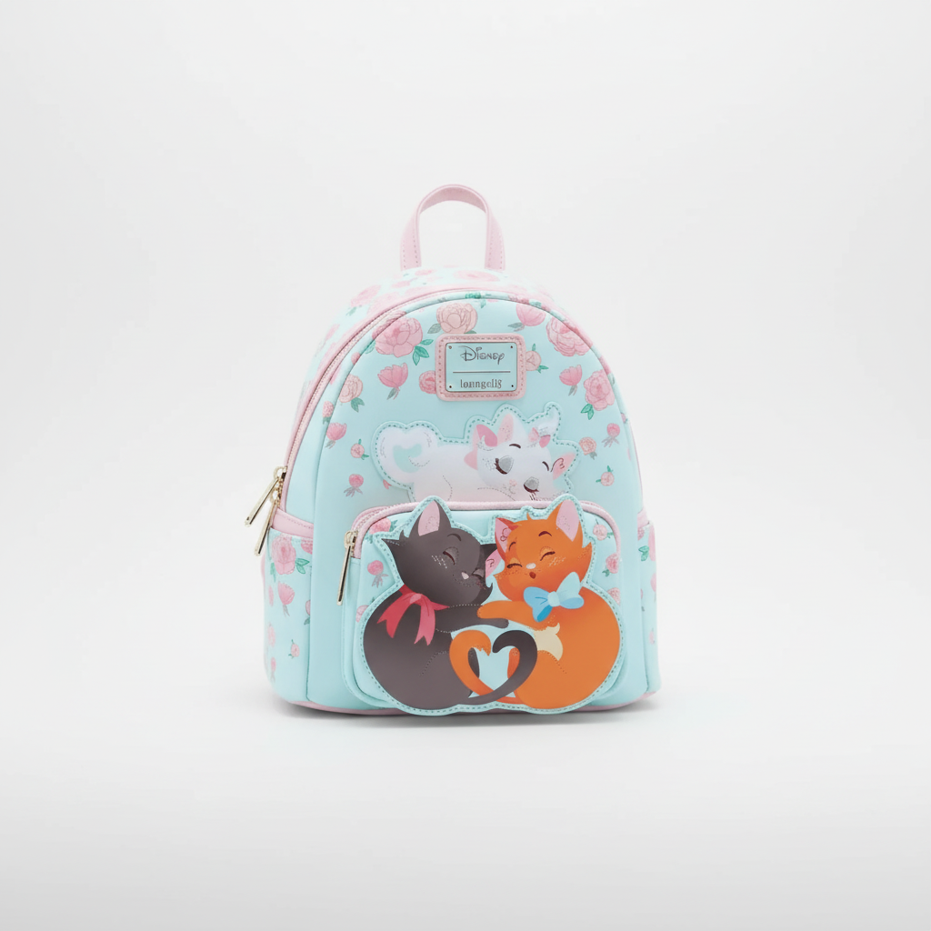 Mini-Charakterrucksack aus weichem PU mit verstellbaren Riemen
