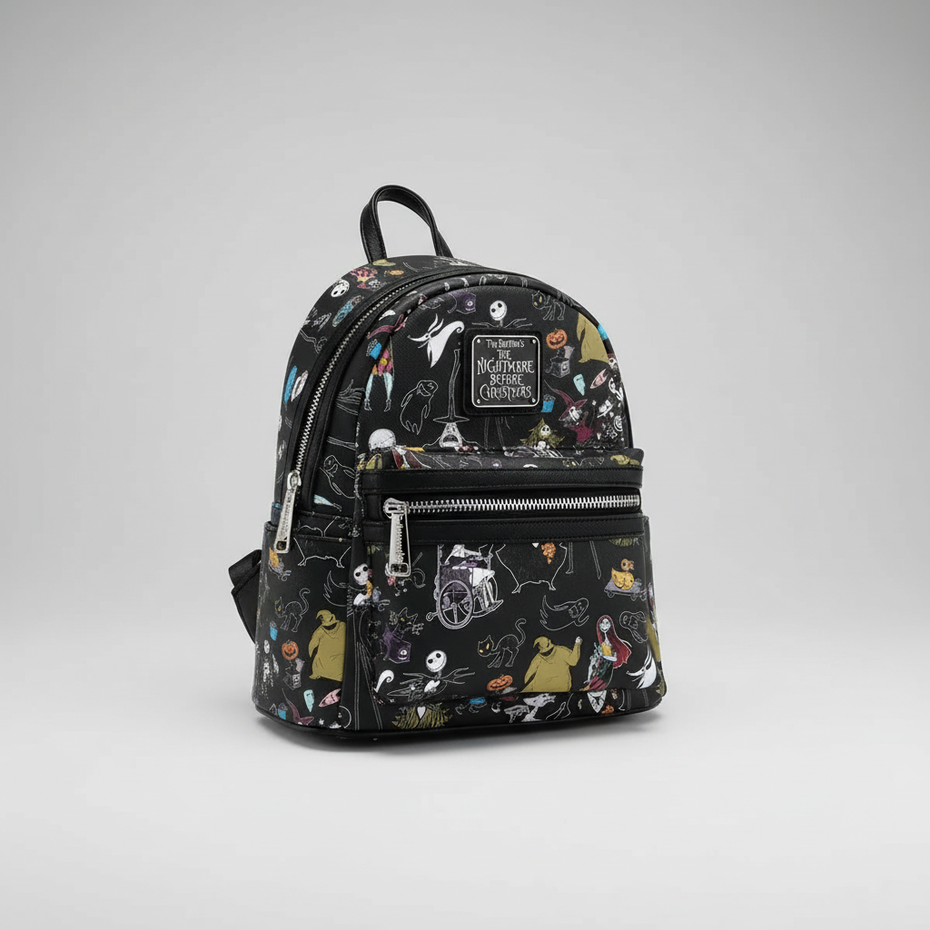Mini-Charakterrucksack aus weichem PU mit verstellbaren Riemen