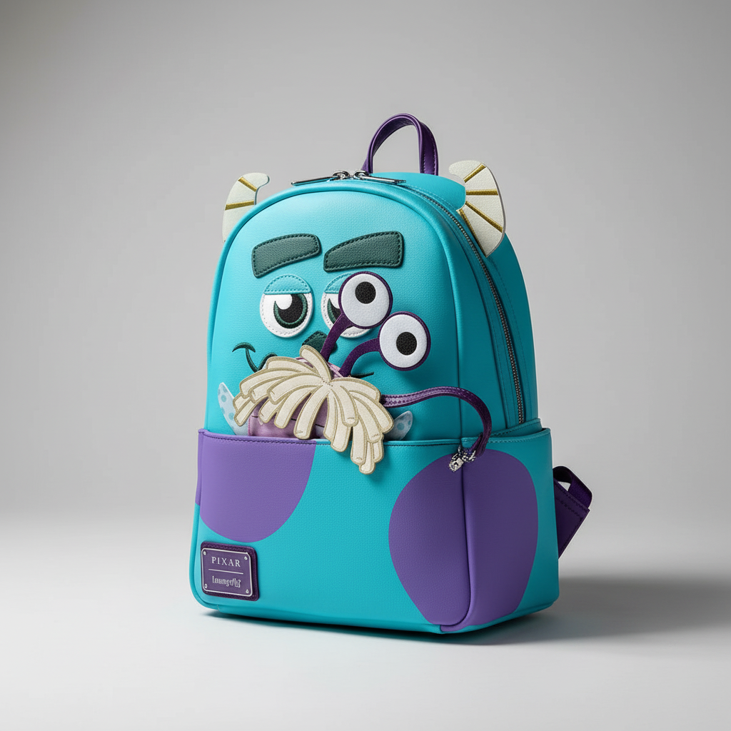 Mini-Charakterrucksack aus weichem PU mit verstellbaren Riemen