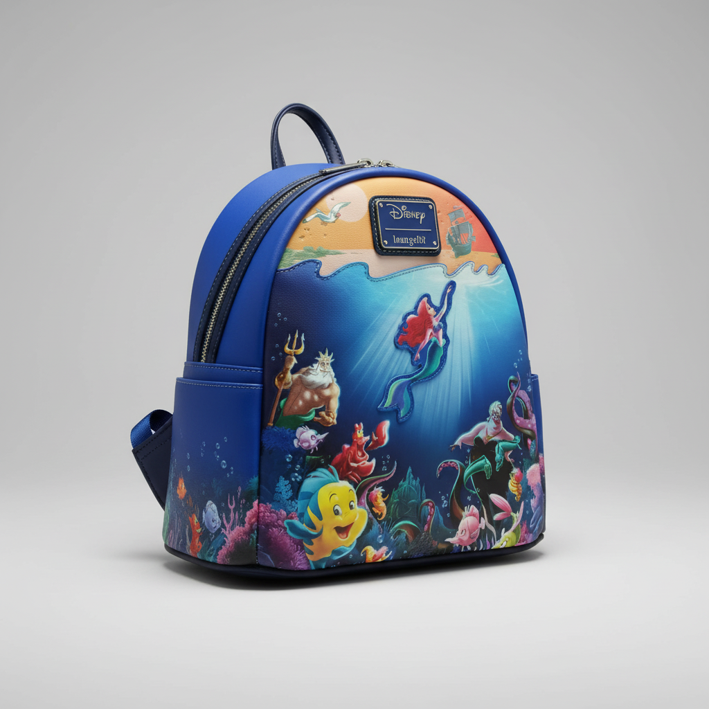 Mini-Charakterrucksack aus weichem PU mit verstellbaren Riemen