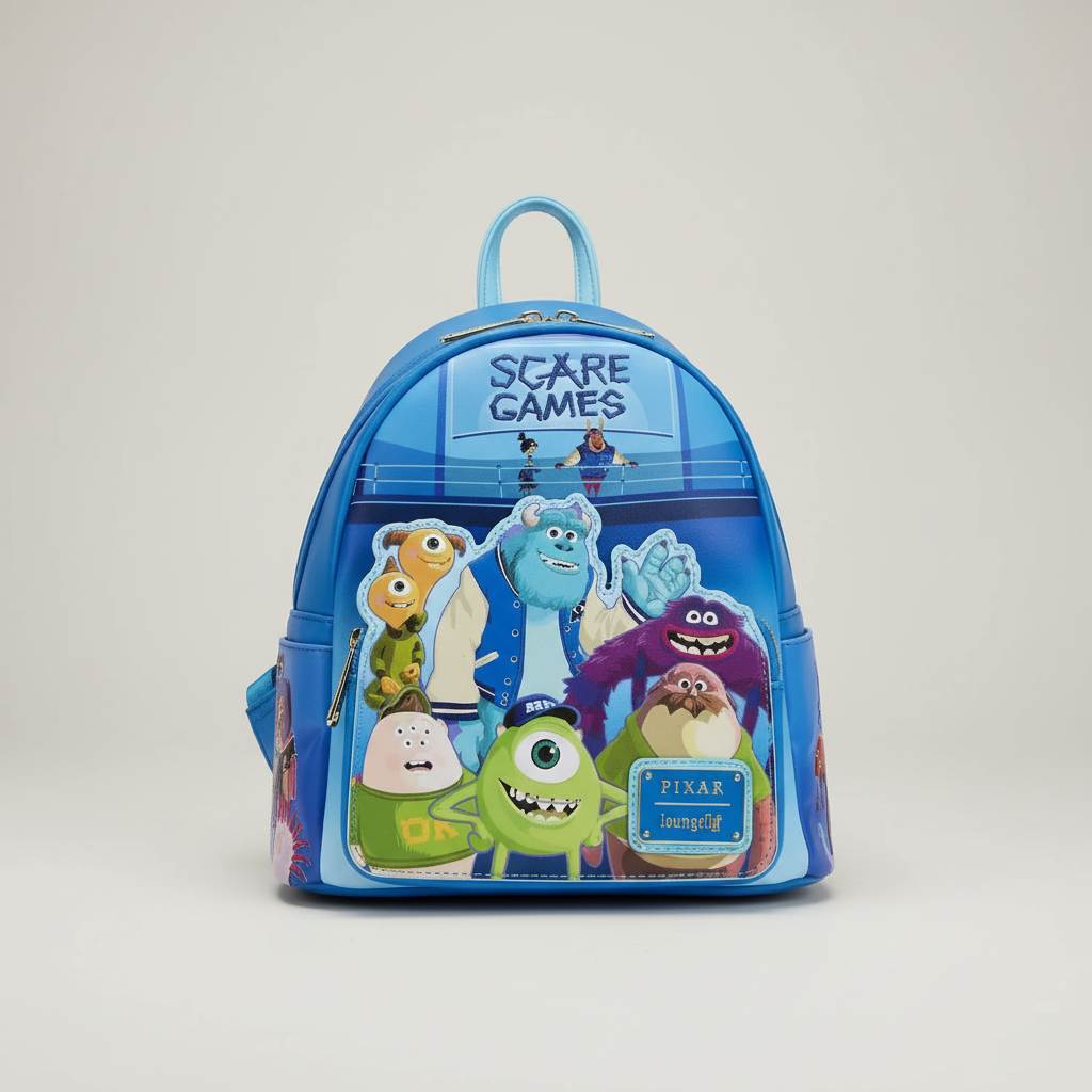 Mini-Charakterrucksack aus weichem PU mit verstellbaren Riemen