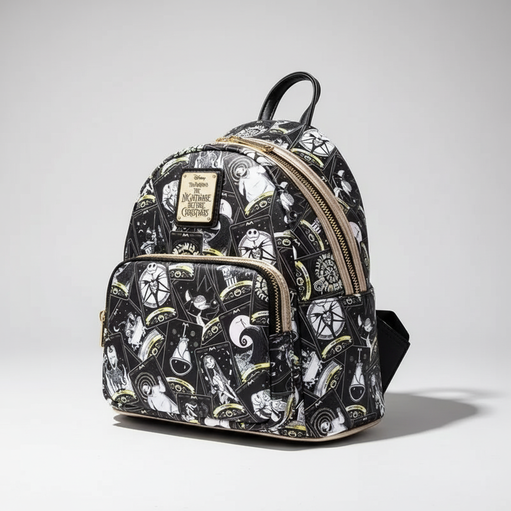 Mini-Charakterrucksack aus weichem PU mit verstellbaren Riemen
