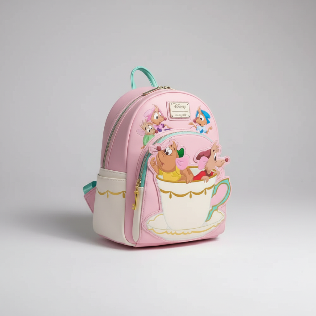 Mini-Charakterrucksack aus weichem PU mit verstellbaren Riemen