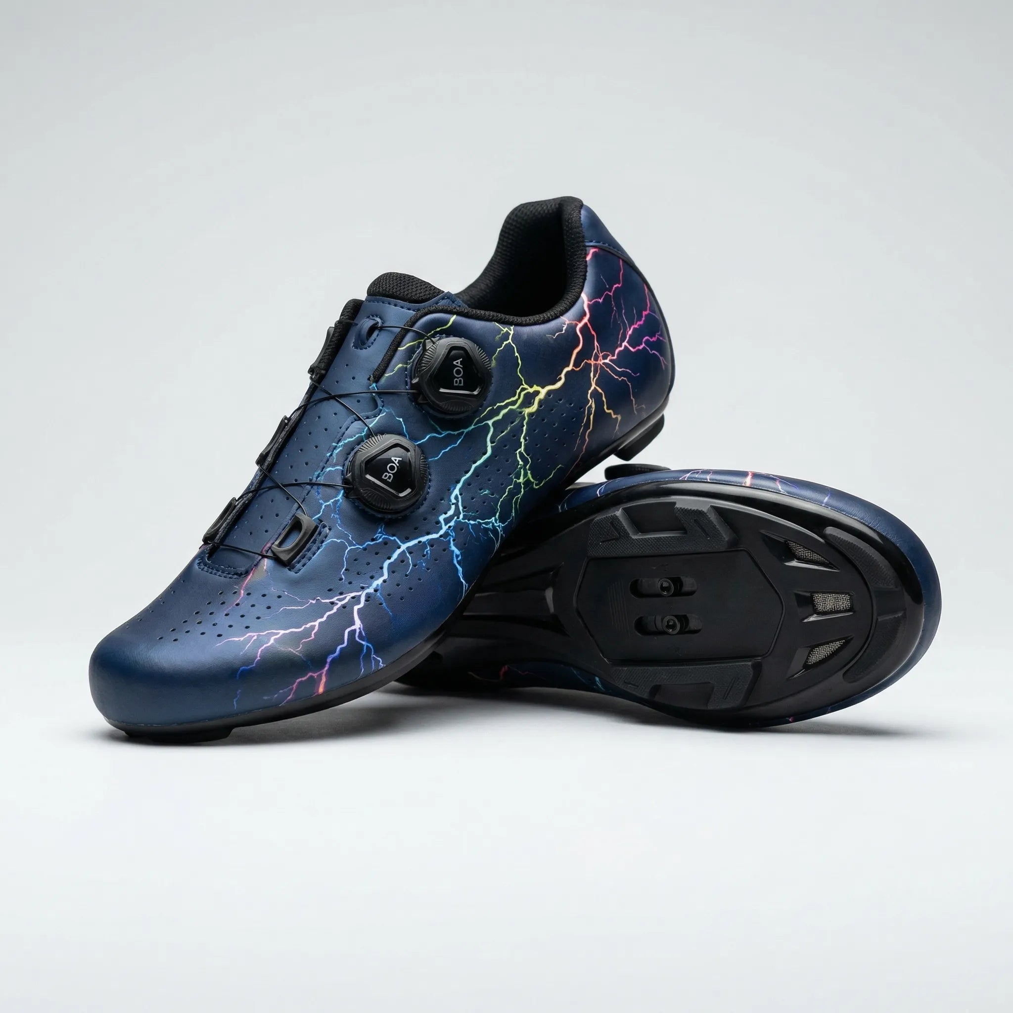 SPD-kompatible Mountainbike-Radschuhe mit Drehverschluss und Profillaufsohle