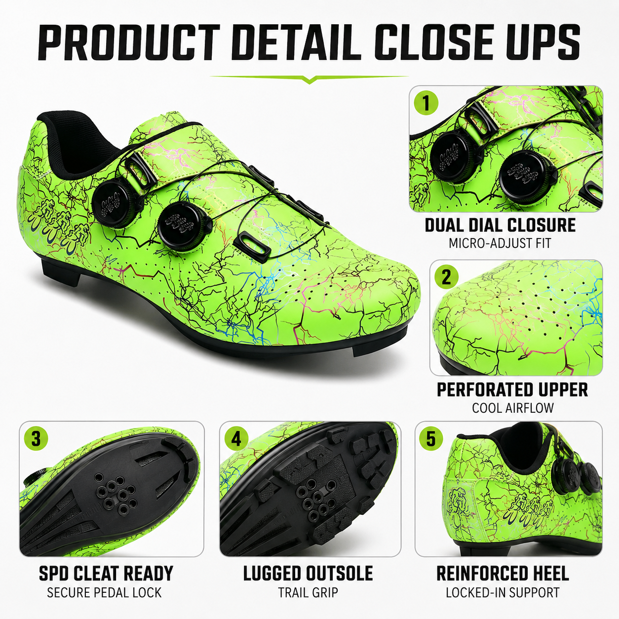 Nordspur | Tracknix SPD-kompatible Mountainbike-Radschuh