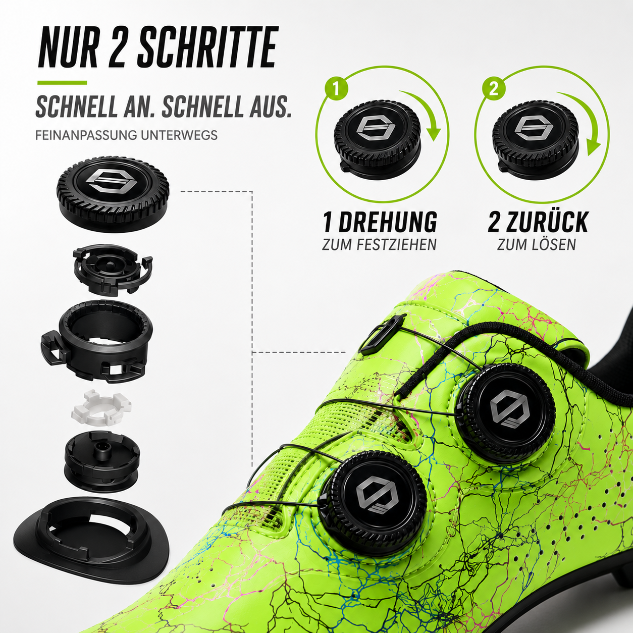 Nordspur | Tracknix SPD-kompatible Mountainbike-Radschuh