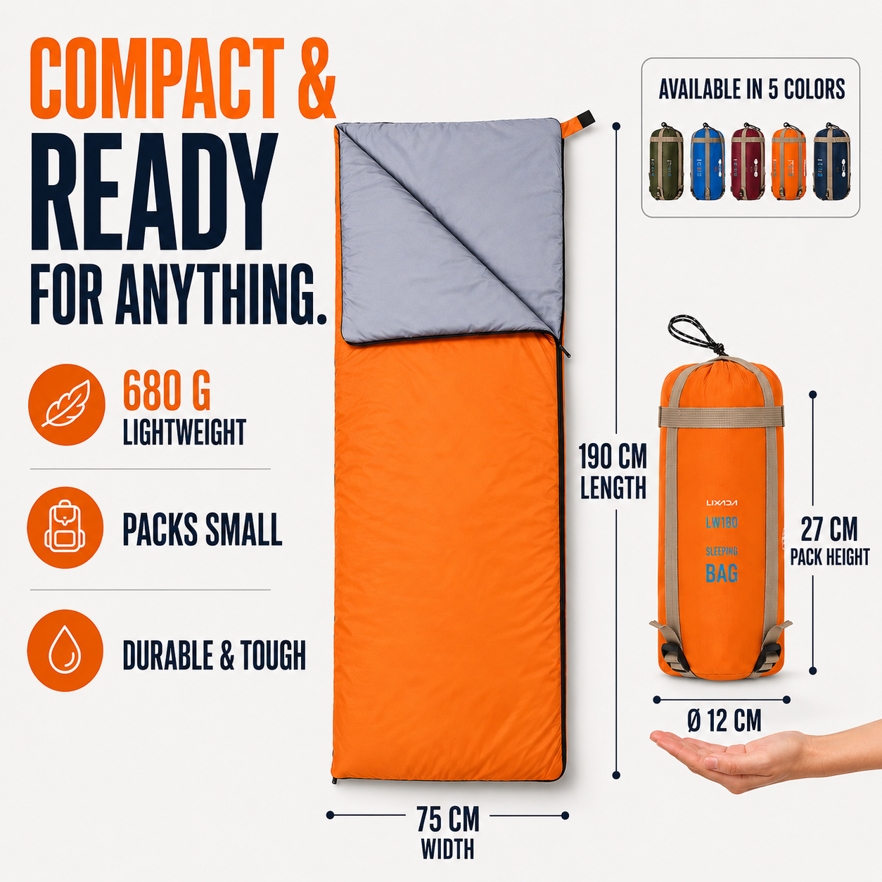 Nordspur | TrailNest Umschlag-Schlafsack