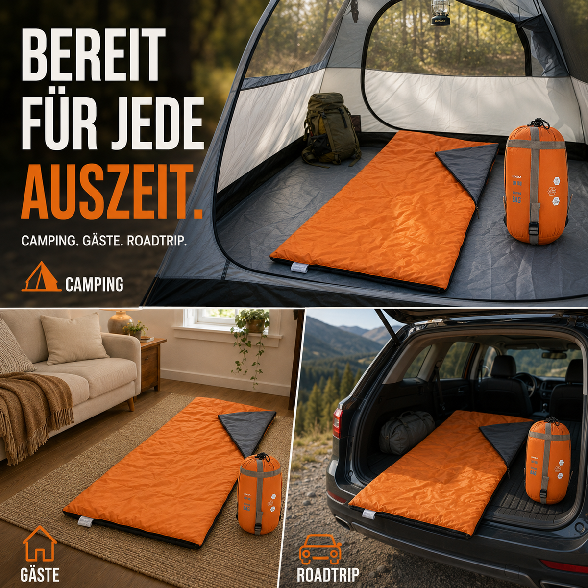 Nordspur | TrailNest Umschlag-Schlafsack