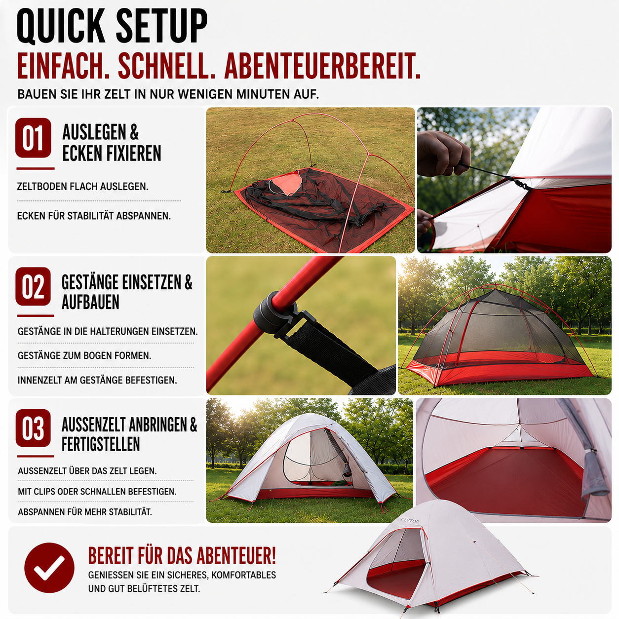 Nordspur | TrailSerein Ultraleichtes Zwei-Personen-Zelt