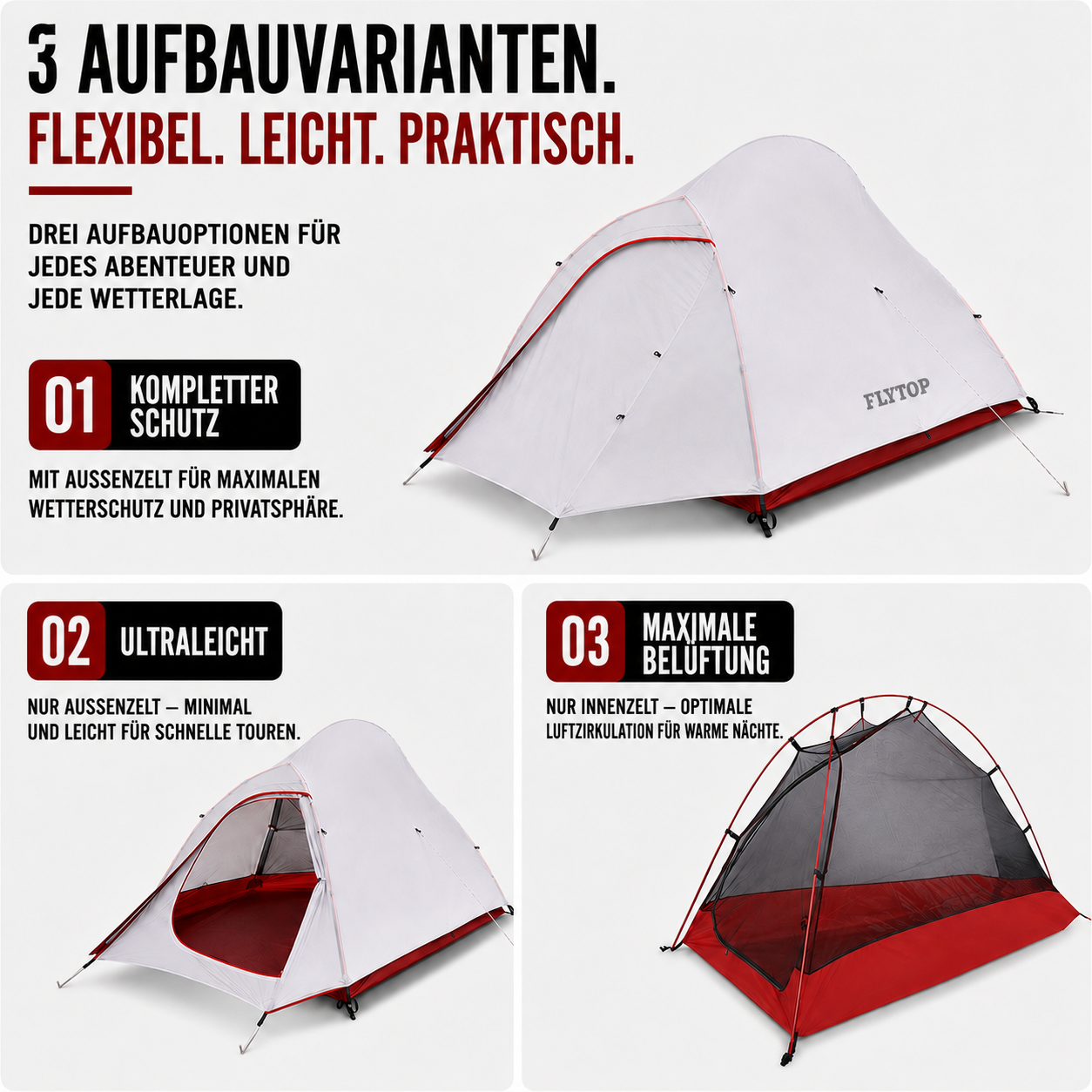 Nordspur | TrailSerein Ultraleichtes Zwei-Personen-Zelt
