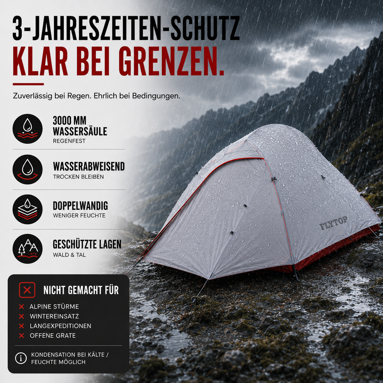 Nordspur | TrailSerein Ultraleichtes Zwei-Personen-Zelt