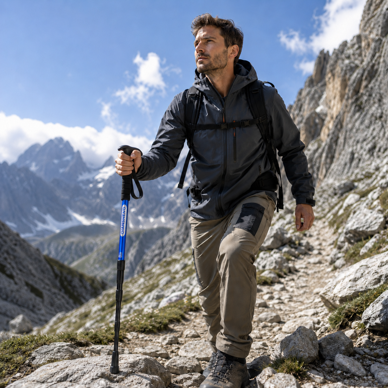 Nordspur | Trailara Faltbarer Teleskop-Trekkingstab