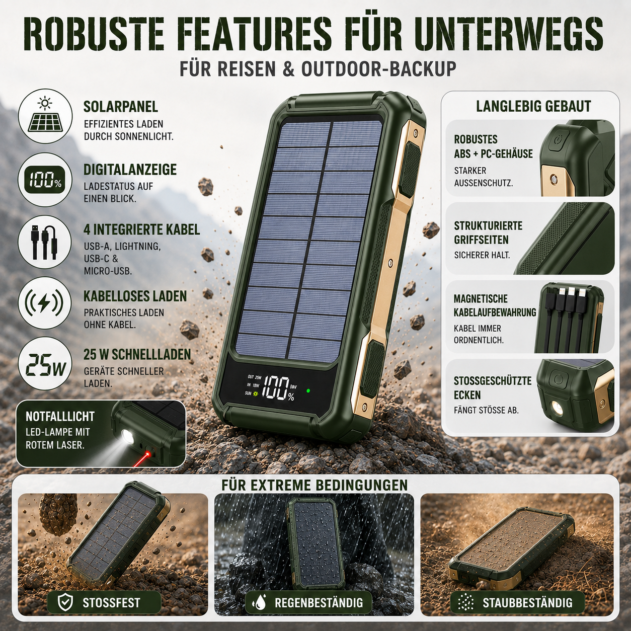 Nordspur | Trailon Solar Powerbank