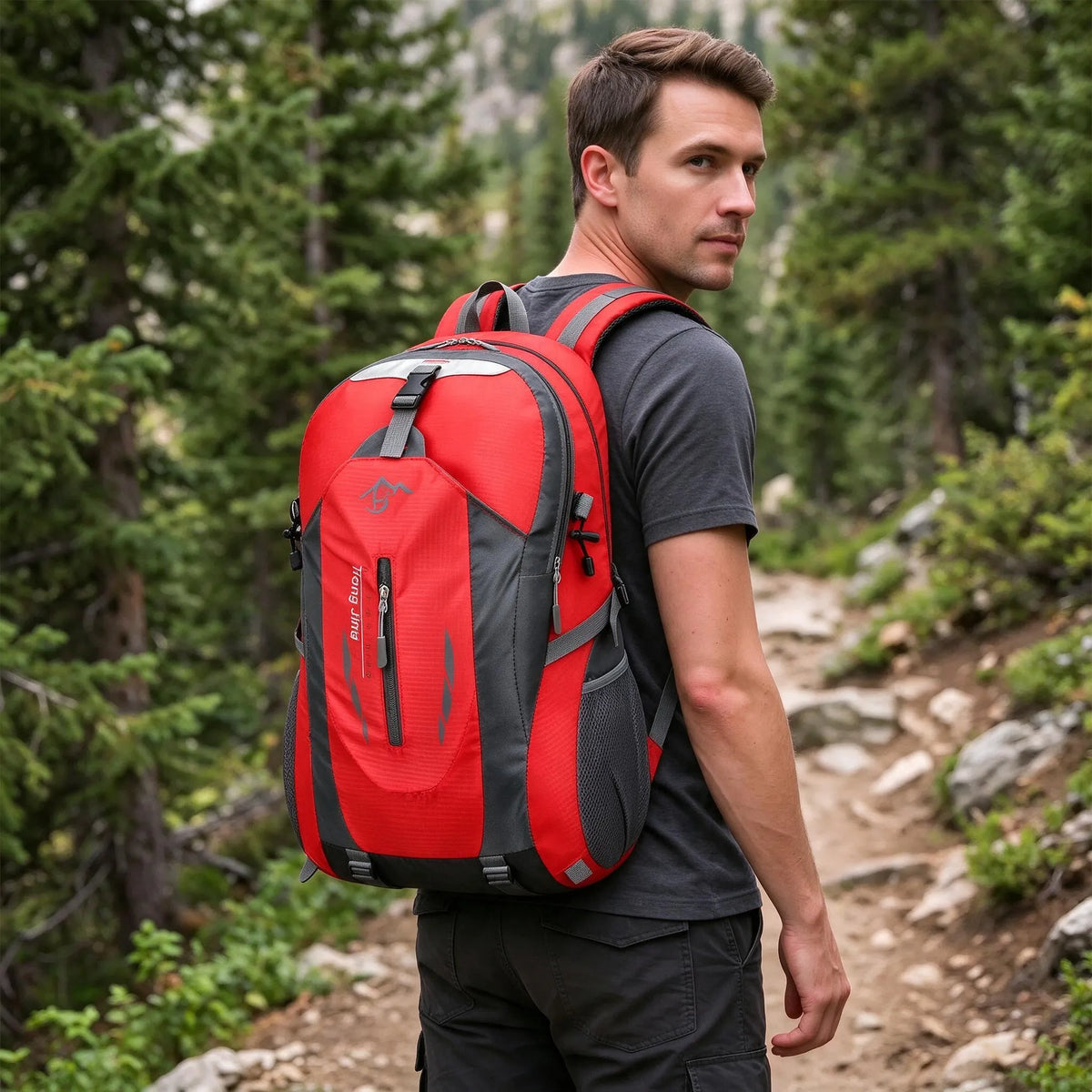 Nordspur | Trailon Wanderrucksack Mit Frontfächern Und Seitentaschen