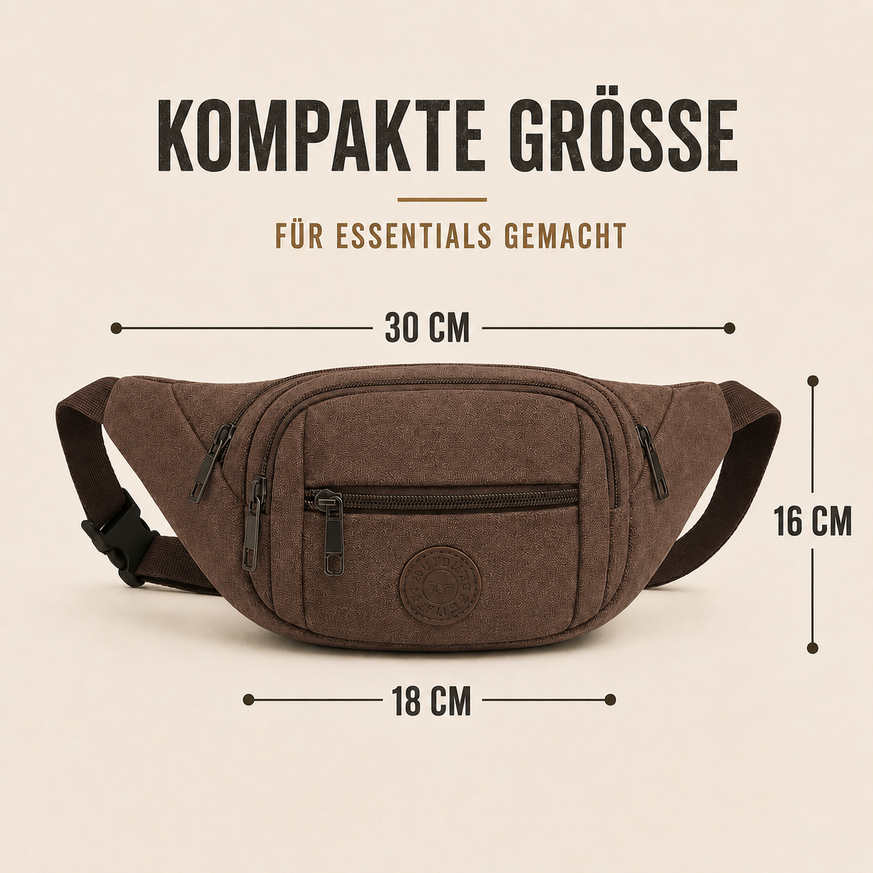 Nordspur | Trailridge Leichte Polyester-Gürteltasche