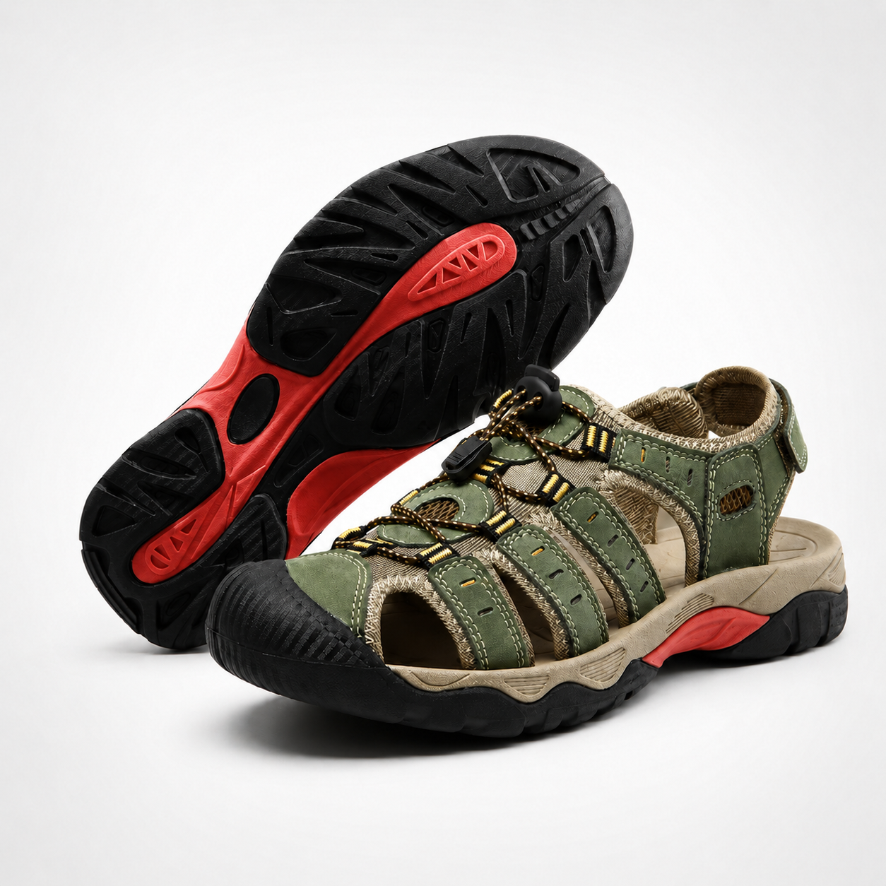 Nordspur | Trailsole Atmungsaktive offene Wandersandale