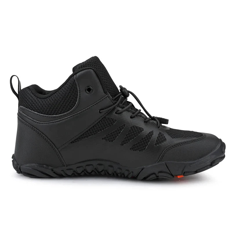 Mittelhoche Wanderschuhe mit rutschfester Sohle und atmungsaktivem Mesh-Obermaterial