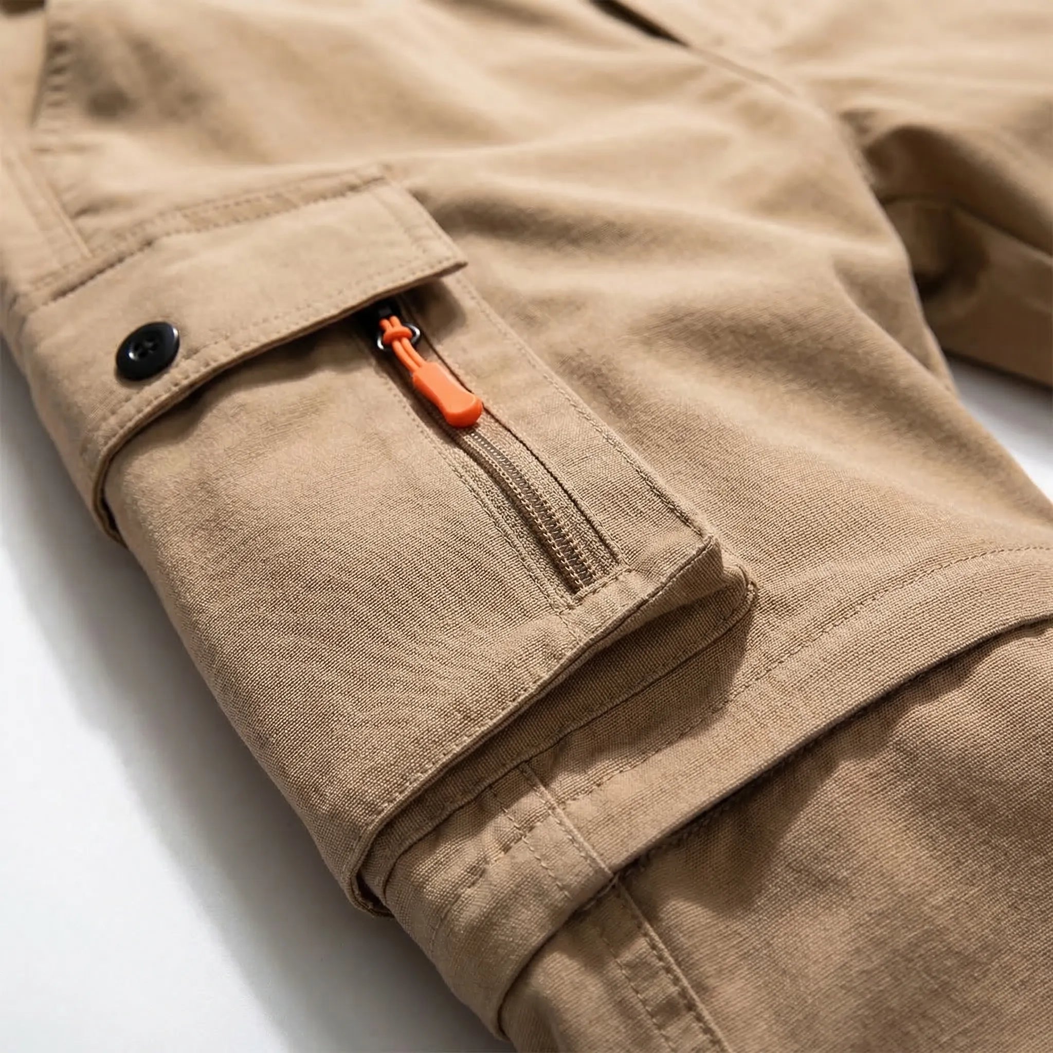 Wandelbare Zip-Off Cargohose für Herren, schnelltrocknend und robust