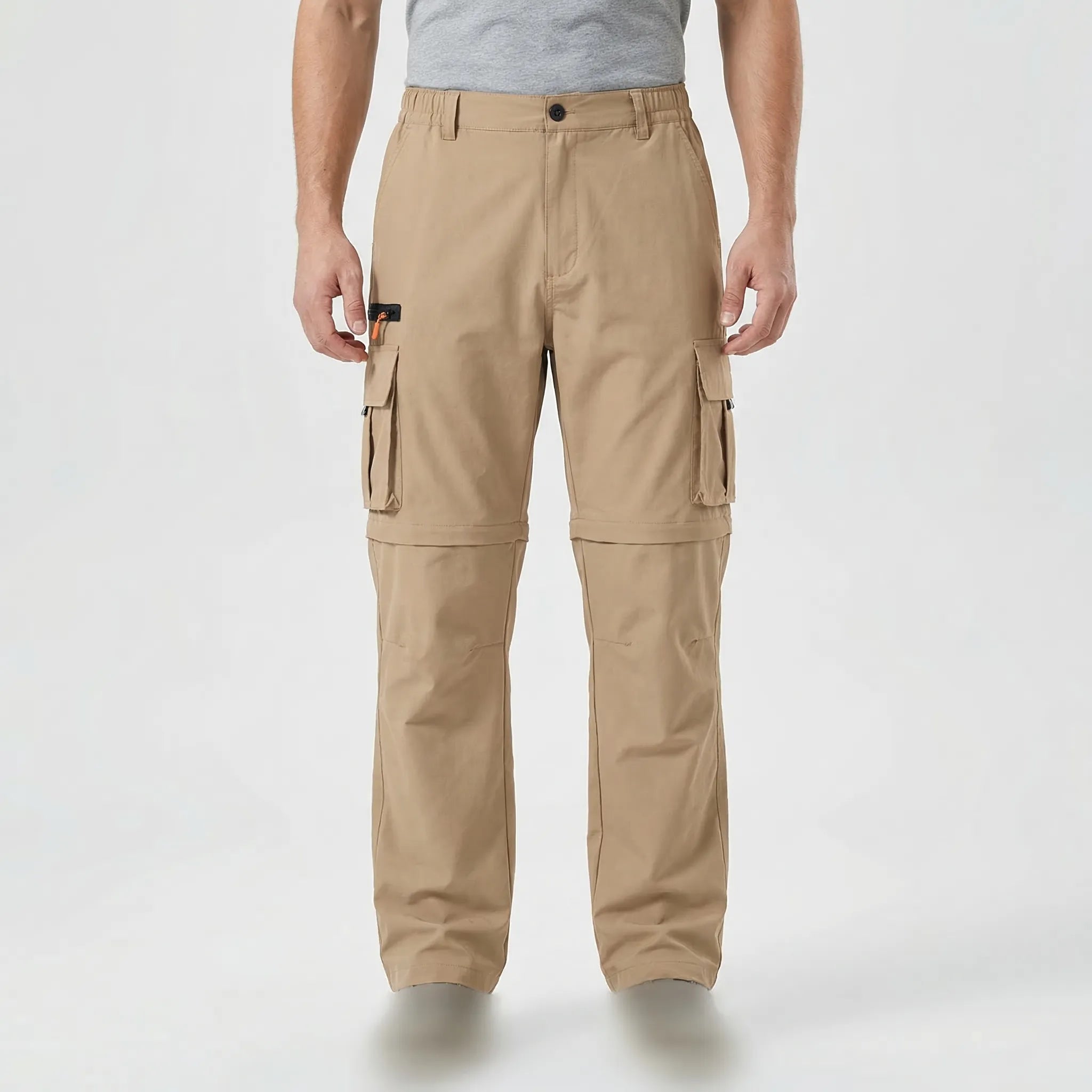 Wandelbare Zip-Off Cargohose für Herren, schnelltrocknend und robust