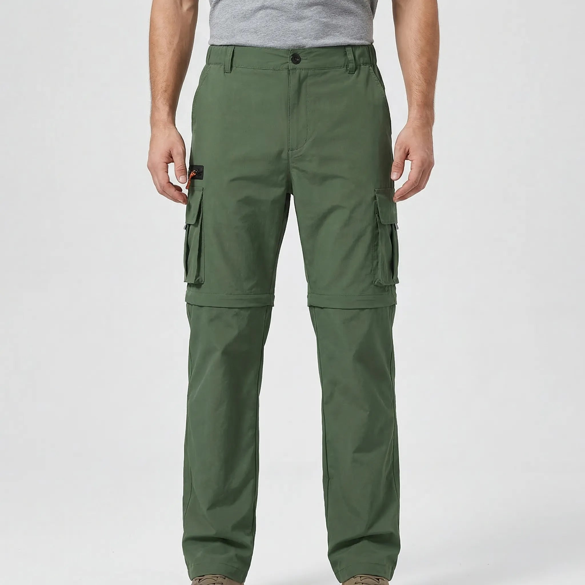 Wandelbare Zip-Off Cargohose für Herren, schnelltrocknend und robust