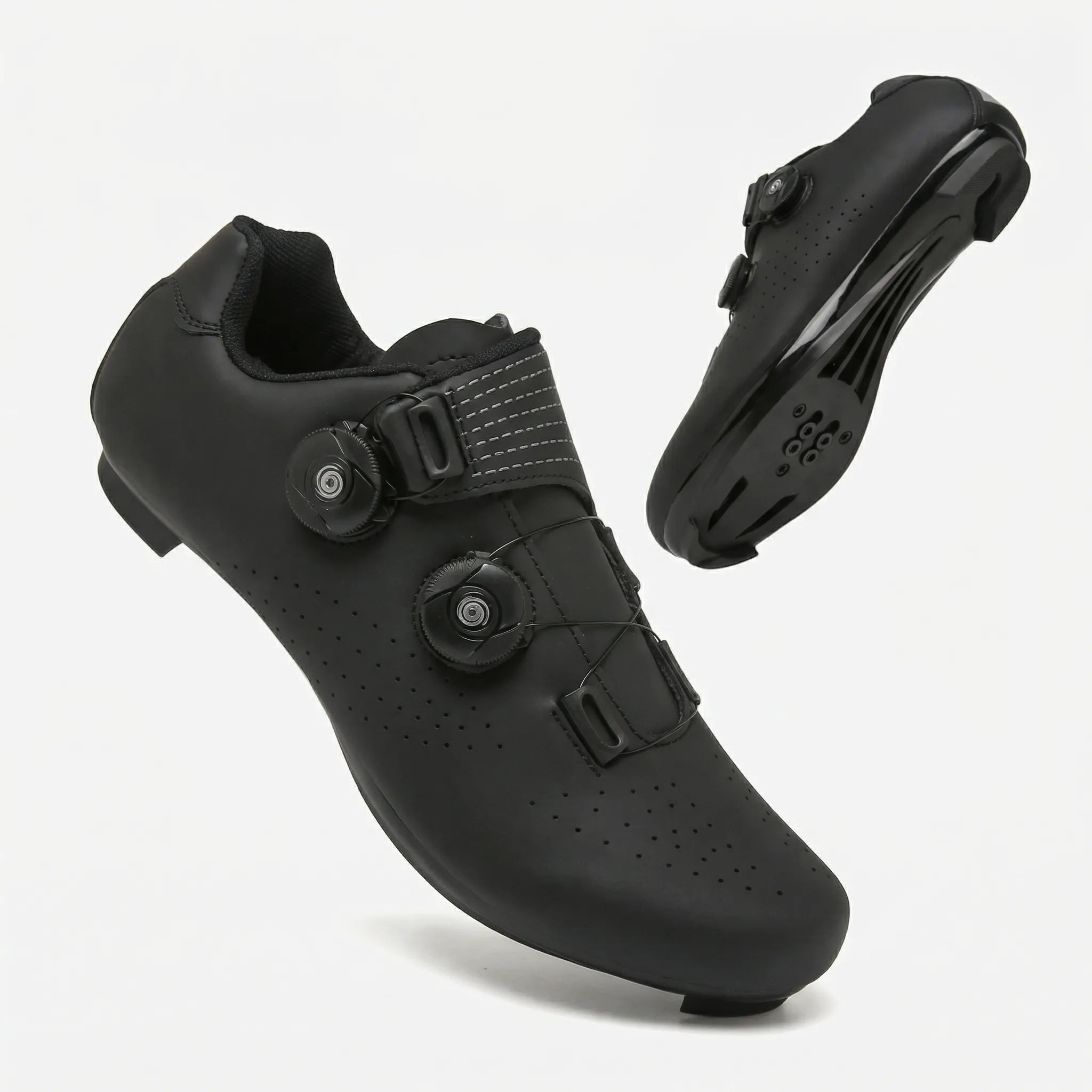 Herren-Rennrad-Schuh SPD-kompatibel mit Drehverschluss und belüfteter Oberfläche