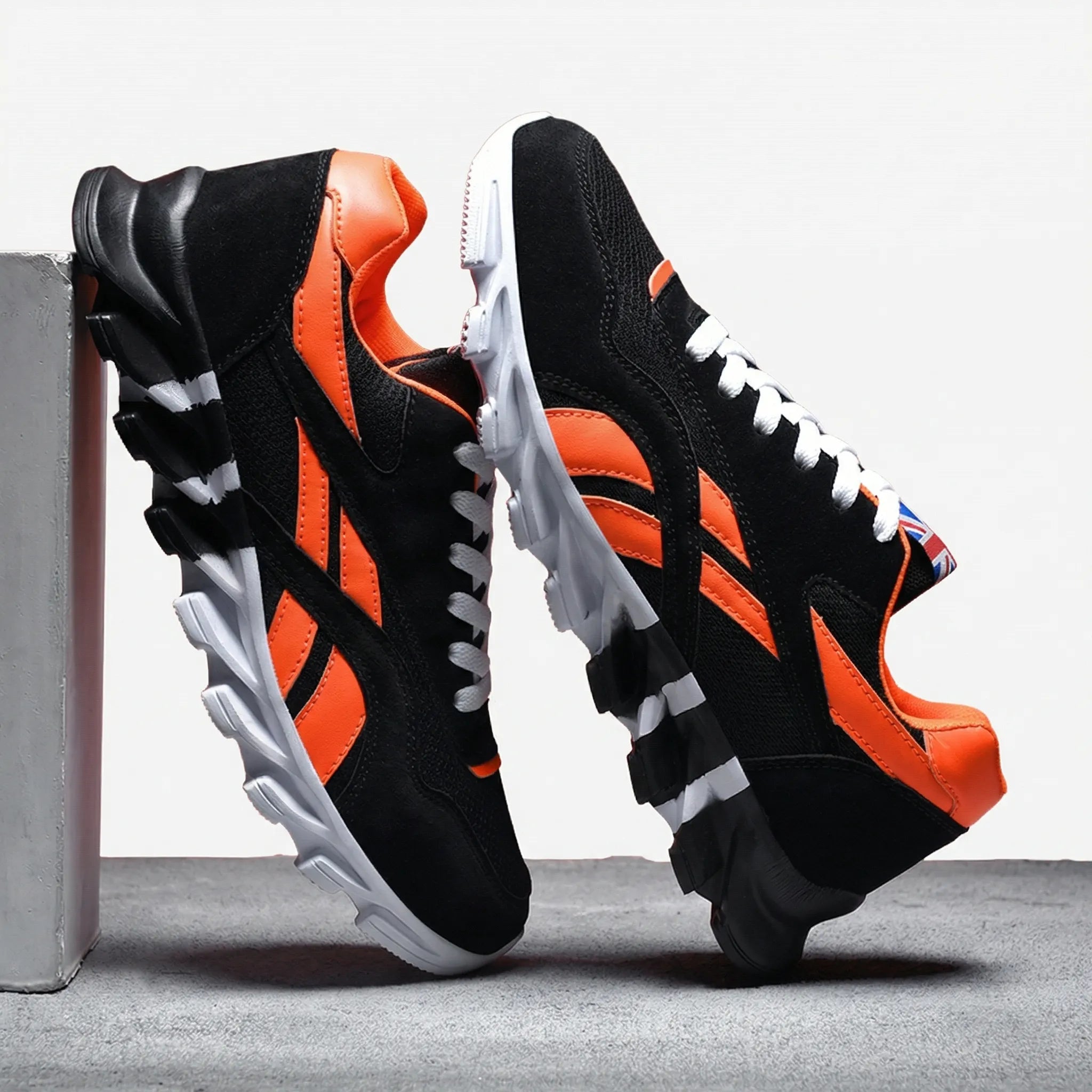 Herren Sneaker leicht Casual Sport flexibel gepolsterter Schaft