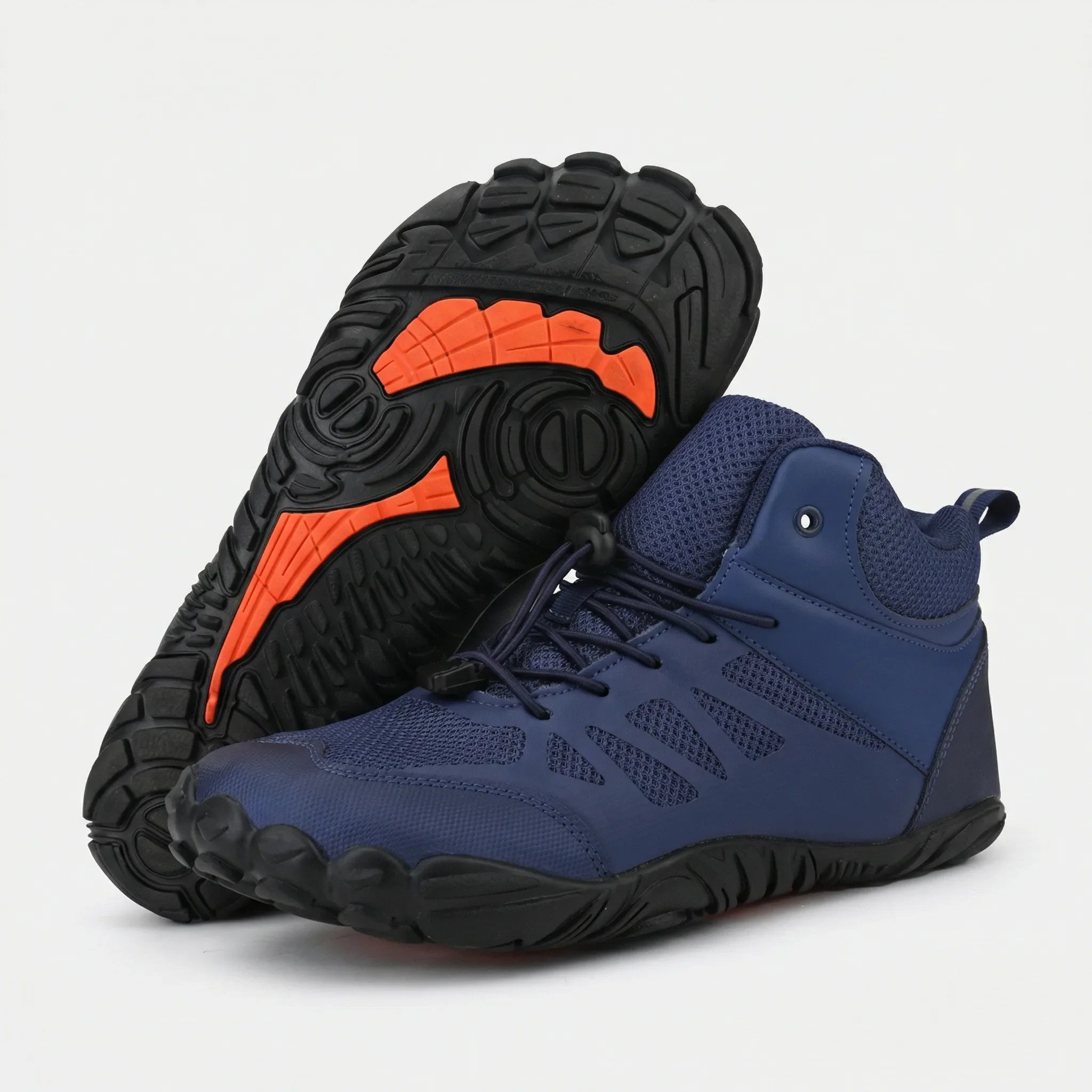 Outdoor-Wanderschuh mittelhoch mit rutschfester Sohle und Knöchelstütze