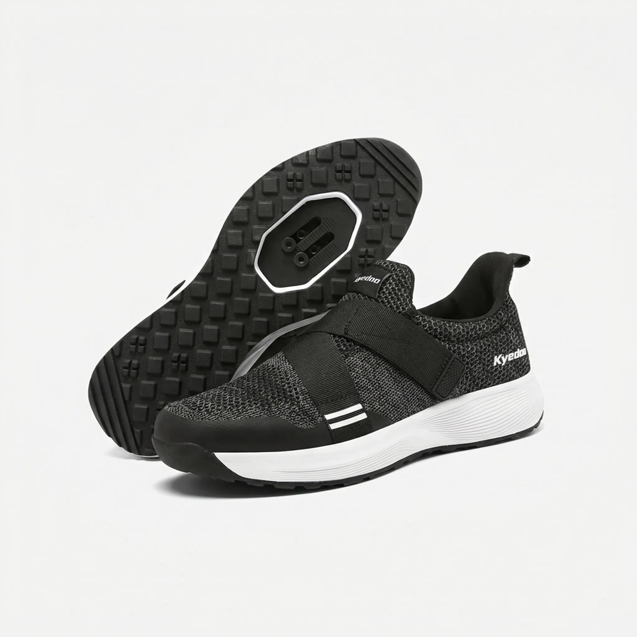 MTB-Radschuh mit Flachpedal-Gripdesign und atmungsaktivem Webobermaterial