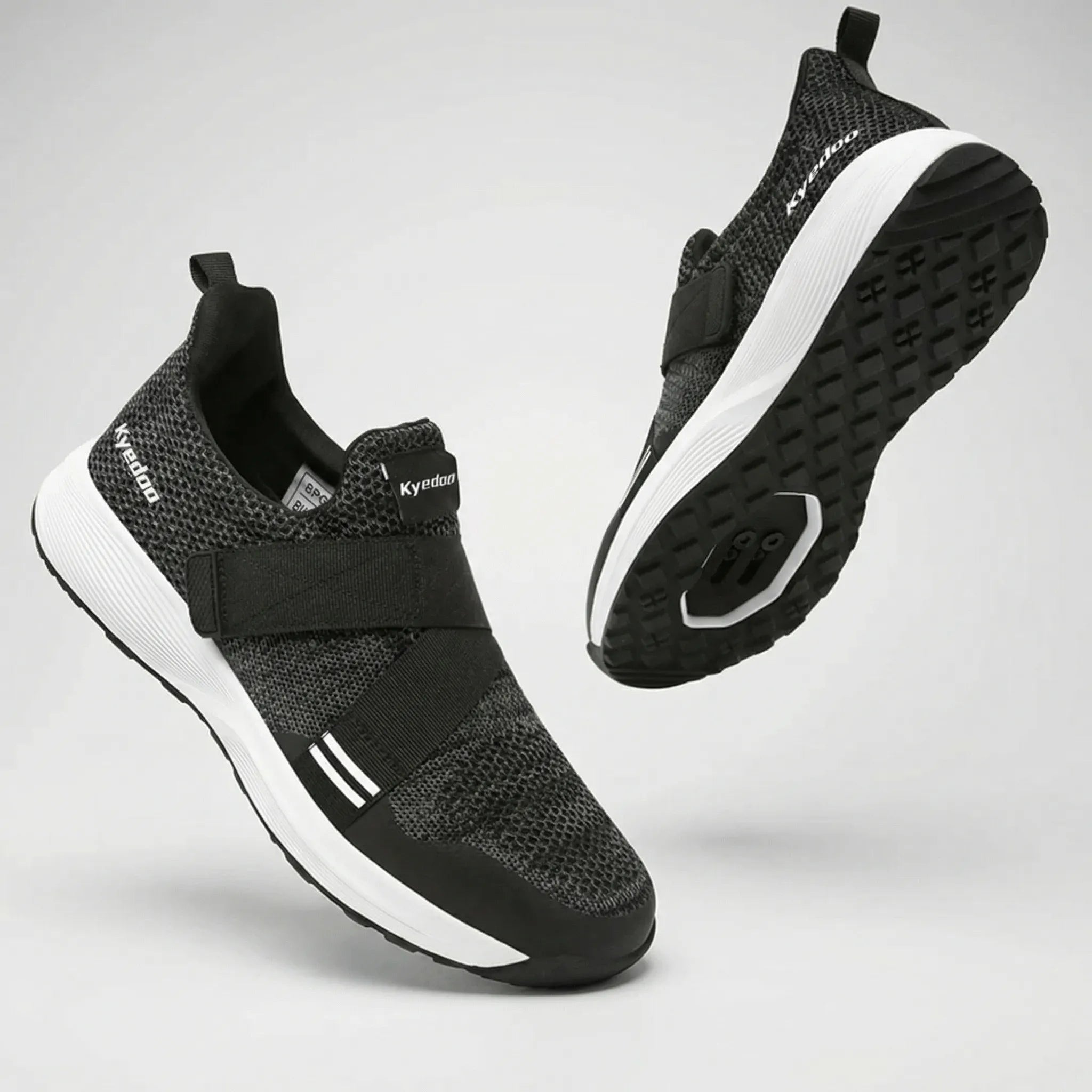 MTB-Radschuh mit Flachpedal-Gripdesign und atmungsaktivem Webobermaterial