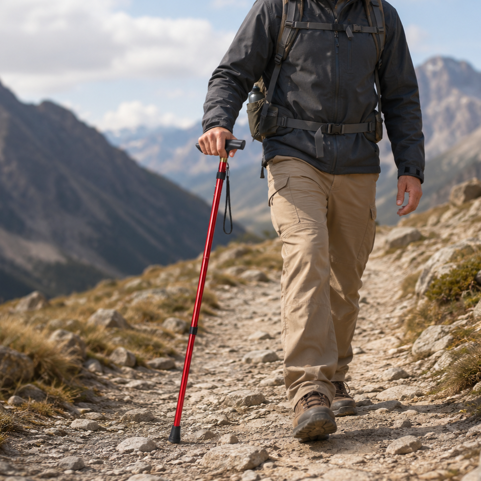 Nordspur | Treklinx Fünfteiliger Faltbarer Trekkingstab