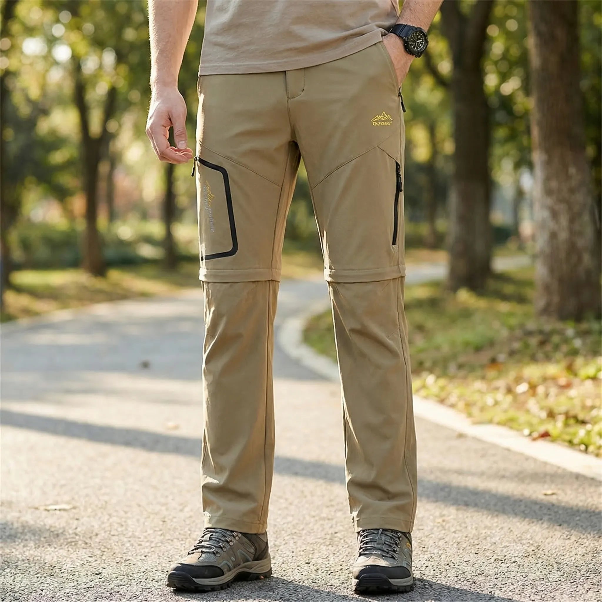 Abzippbare Outdoor-Hose für Wandern und Trekking, schnelltrocknend und atmungsaktiv
