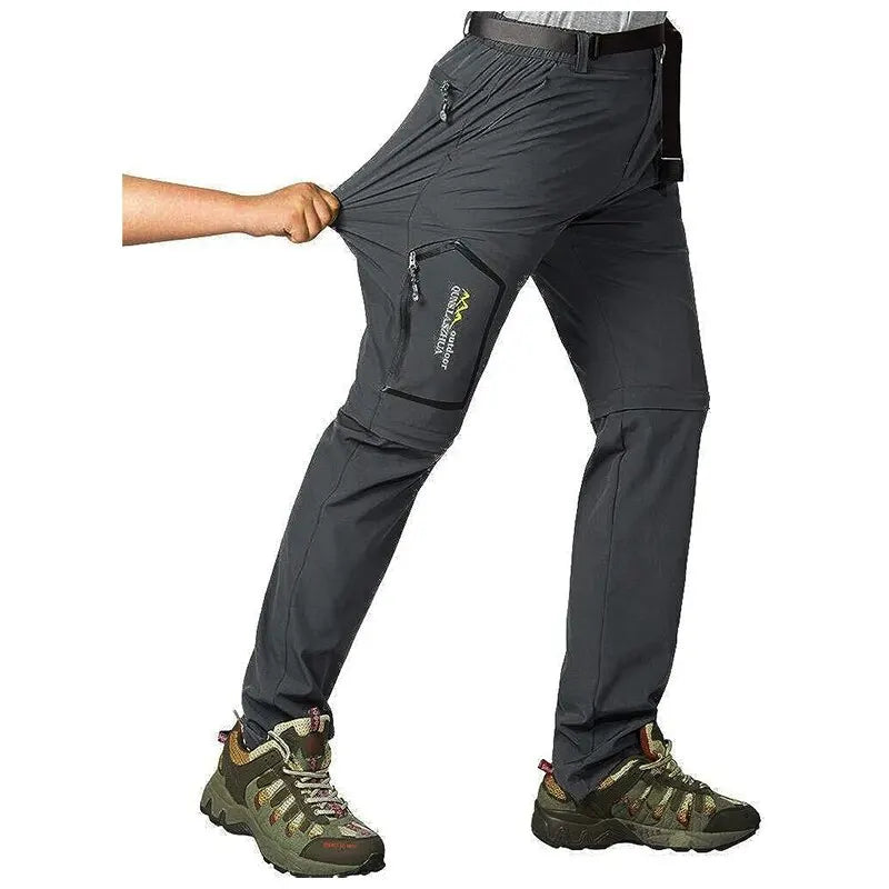 Herren Zip-Off-Trekkinghose schnelltrocknend wandelbar für Outdoor-Aktivitäten