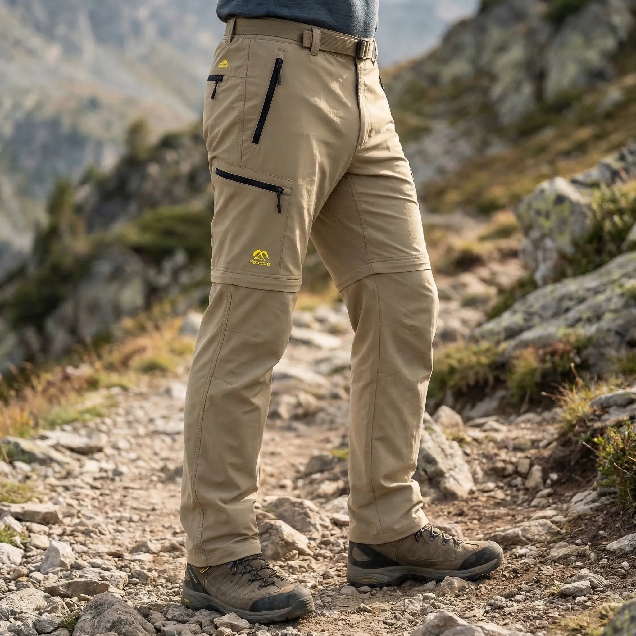 Konvertible Zip-Off Wanderhose für Herren, schnelltrocknend