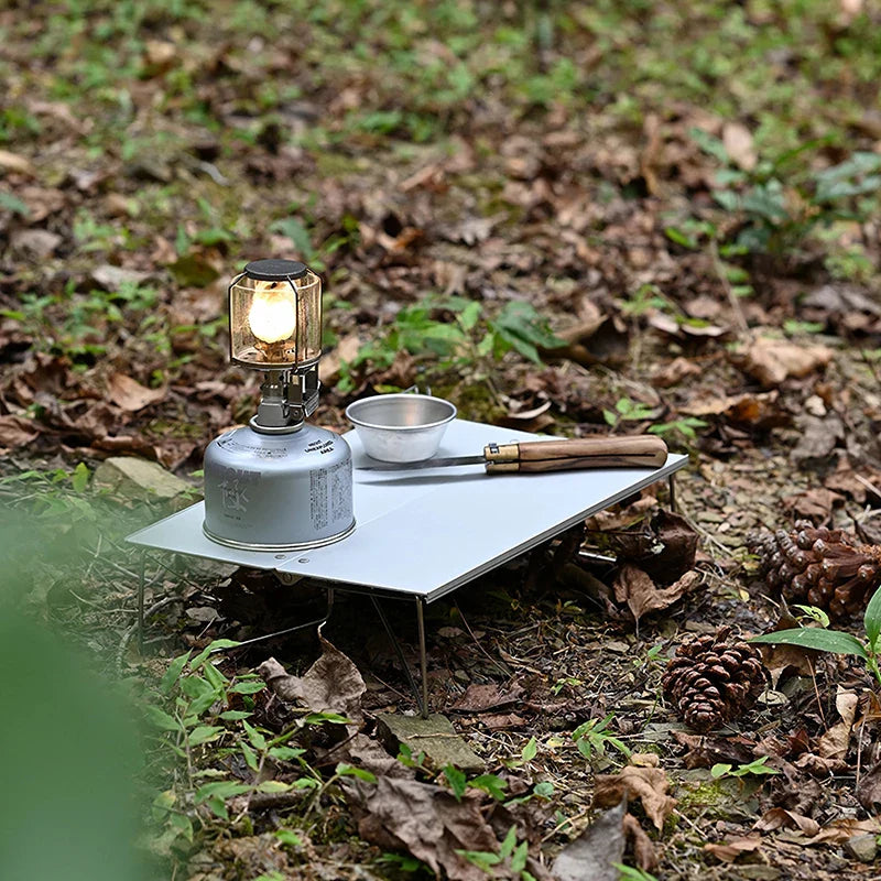 Ultraleichter faltbarer Campingtisch kompakt mit Tragetasche
