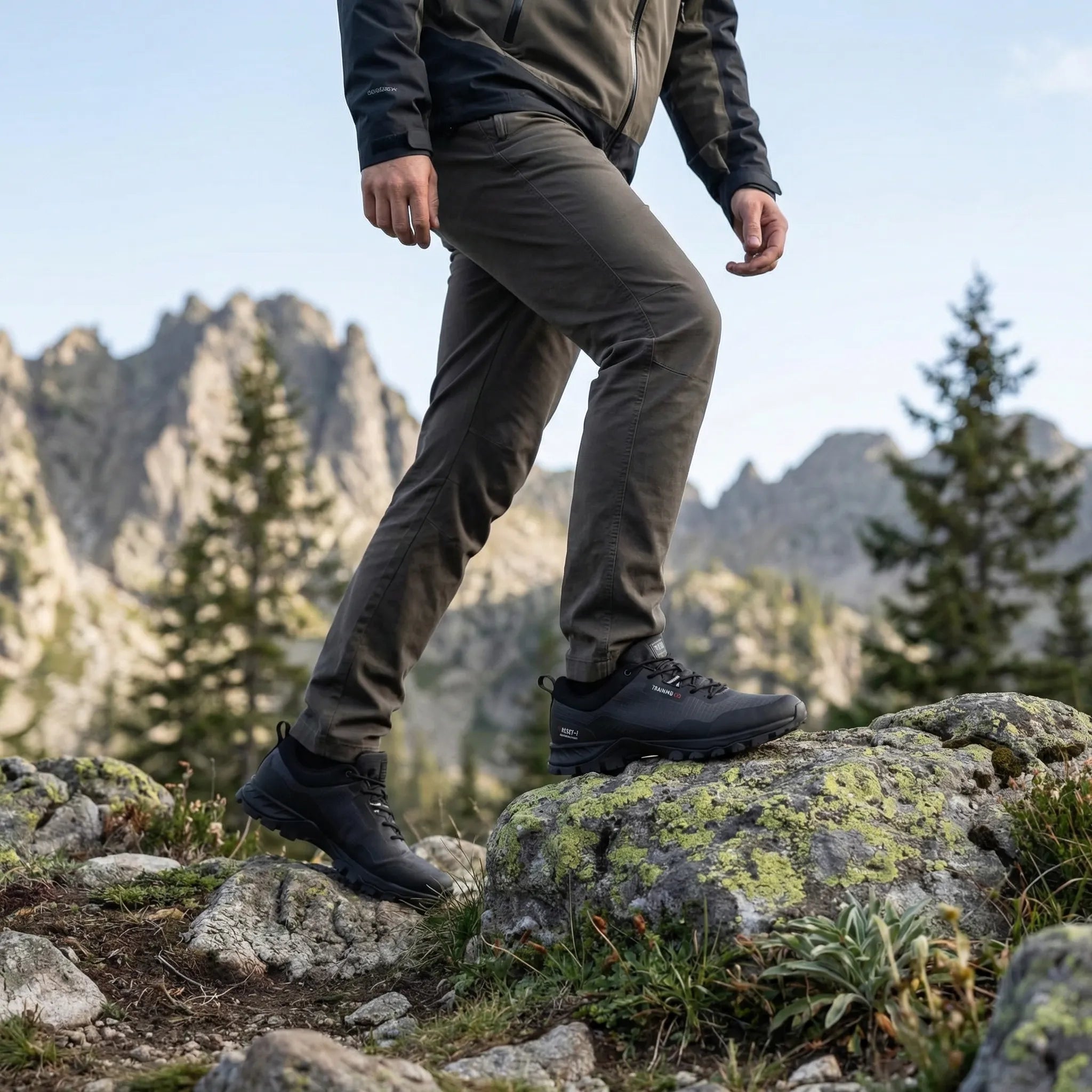 Herren Wanderschuh wasserdicht rutschfest niedrigschaft