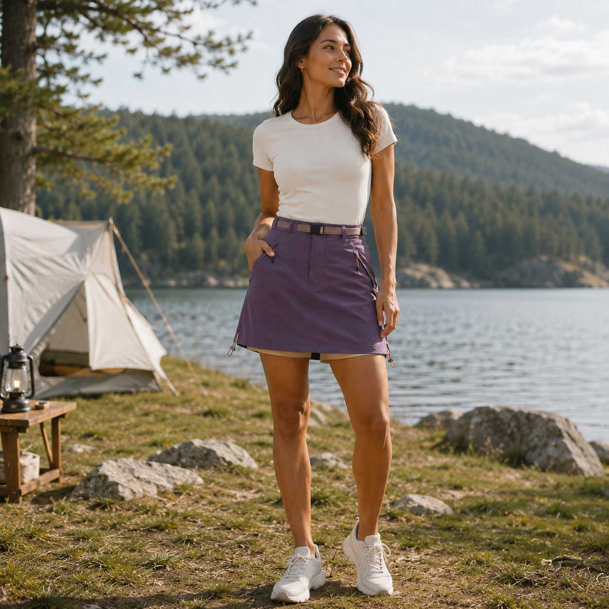 Nordspur | Trekvia Leichte Stretch Culotte Wander-Shorts
