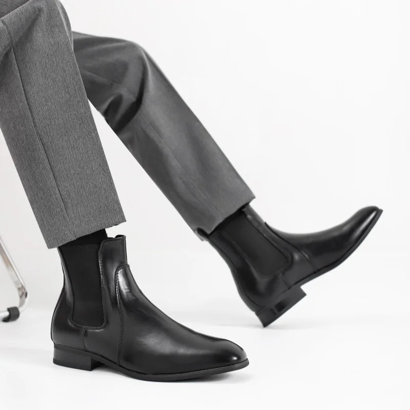 Nordspur | Trevino Klassische Chelsea Boots Mit Karreeform