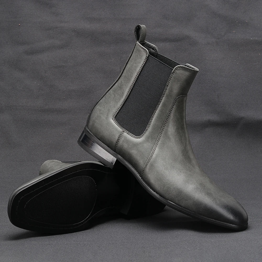 Nordspur | Trevino Klassische Chelsea Boots Mit Karreeform