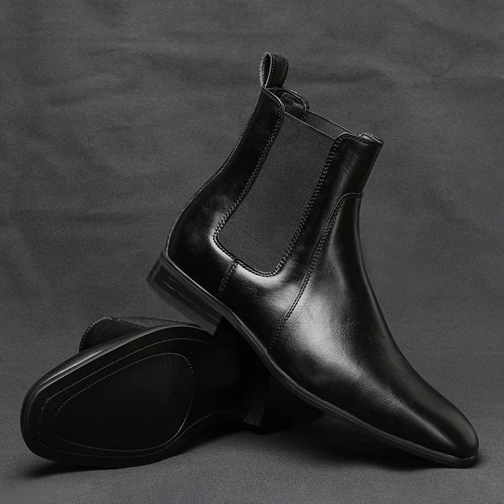 Nordspur | Trevino Klassische Chelsea Boots Mit Karreeform