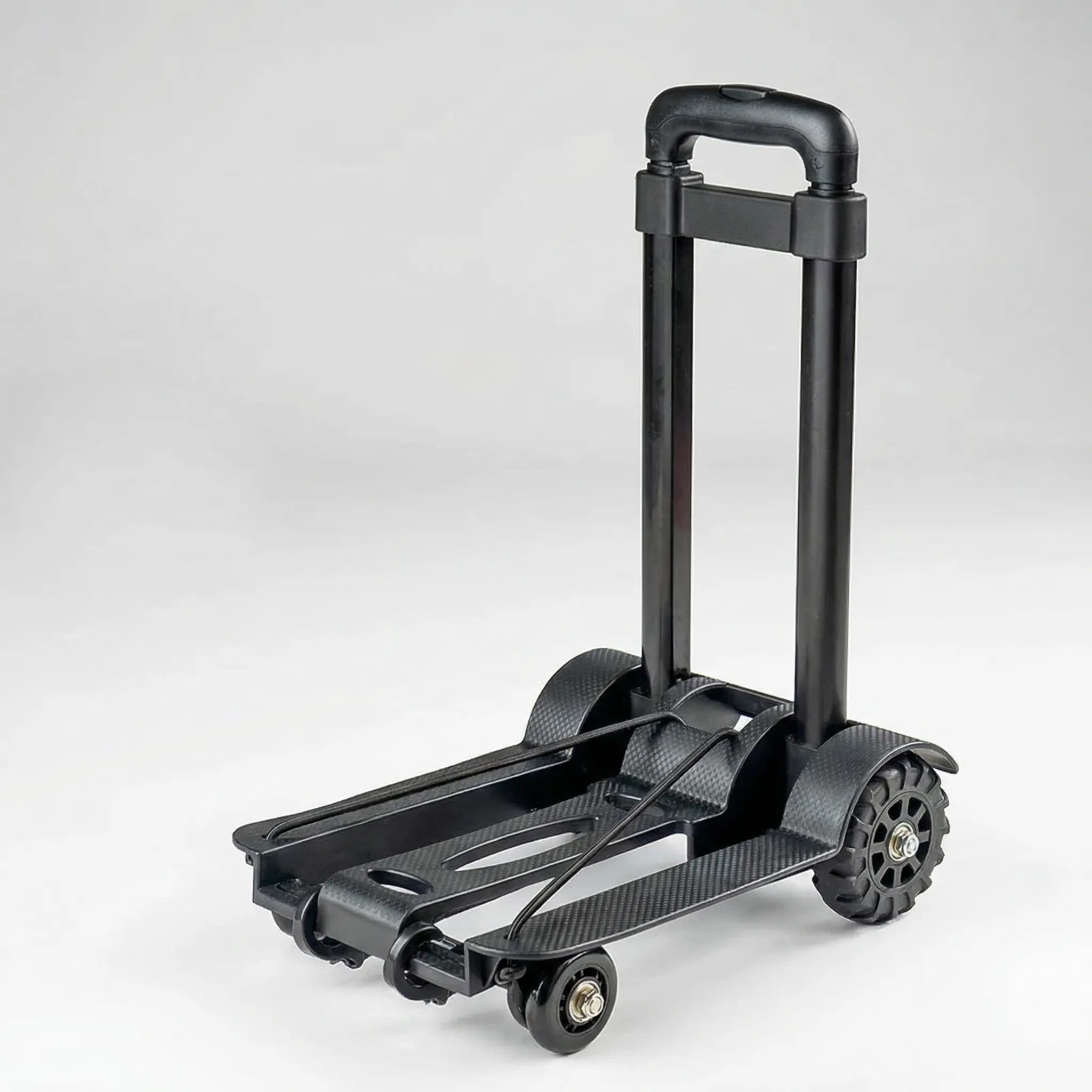Klappbarer Handwagen mit Teleskopgriff 45 kg Tragfähigkeit
