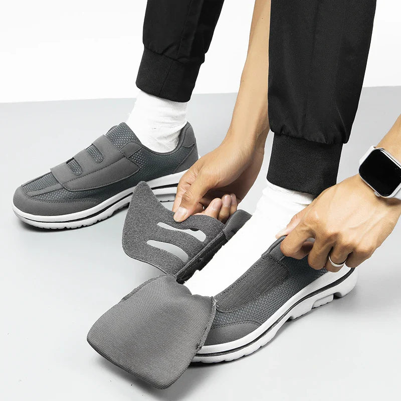 Weite orthopädische Sneaker mit klappbarem Oberteil für Hallux valgus