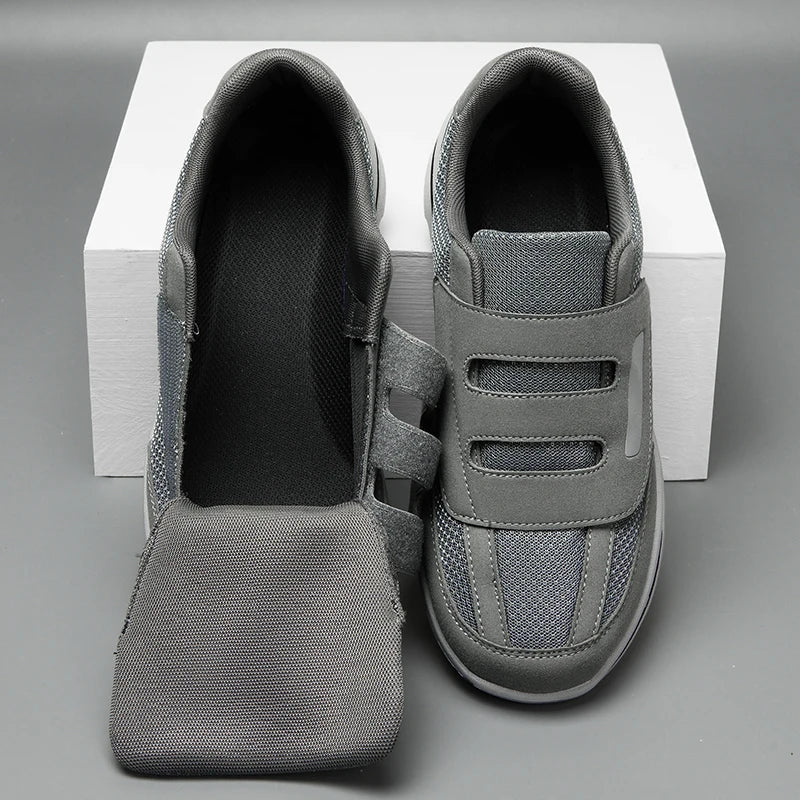 Weite orthopädische Sneaker mit klappbarem Oberteil für Hallux valgus