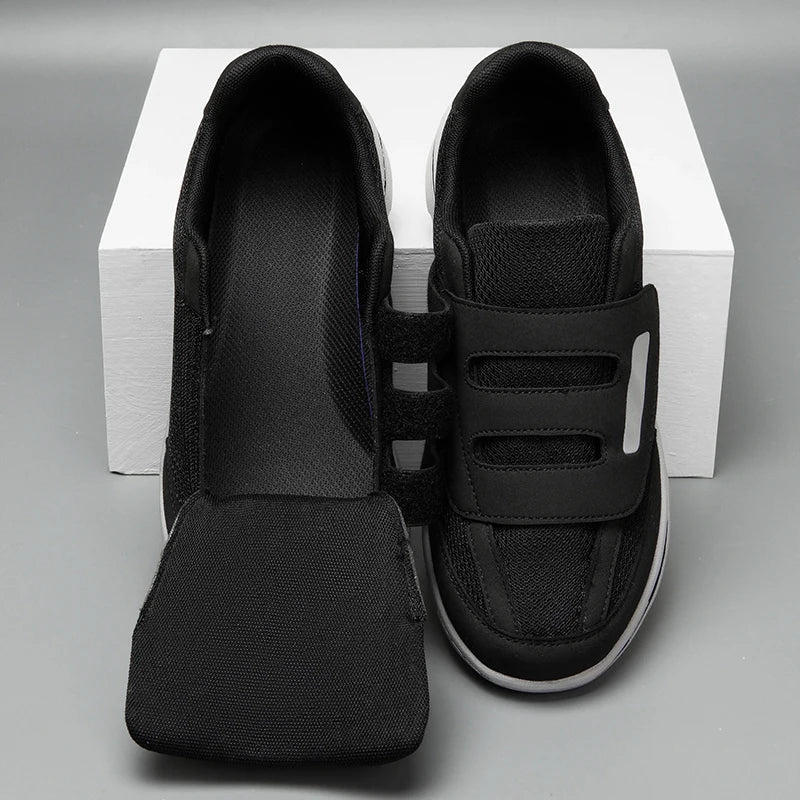 Weite orthopädische Sneaker mit klappbarem Oberteil für Hallux valgus