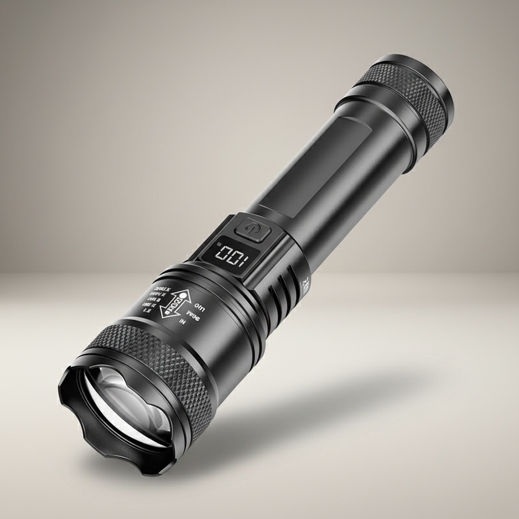 LED-Taschenlampe aufladbar zoombar wasserdicht 2000 Lumen