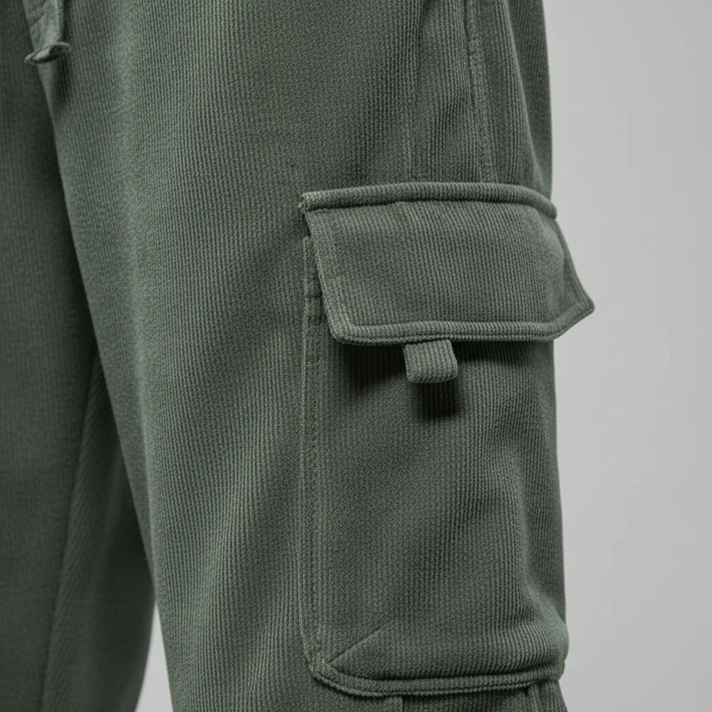 Cargo-Jogger elastischer Bund mittelschwer gerader Schnitt